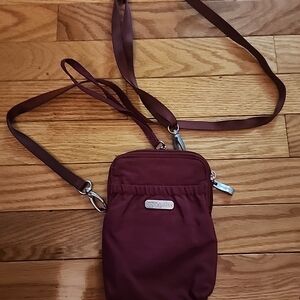 Baggallini Bryant Burgundy Crossbody Bag